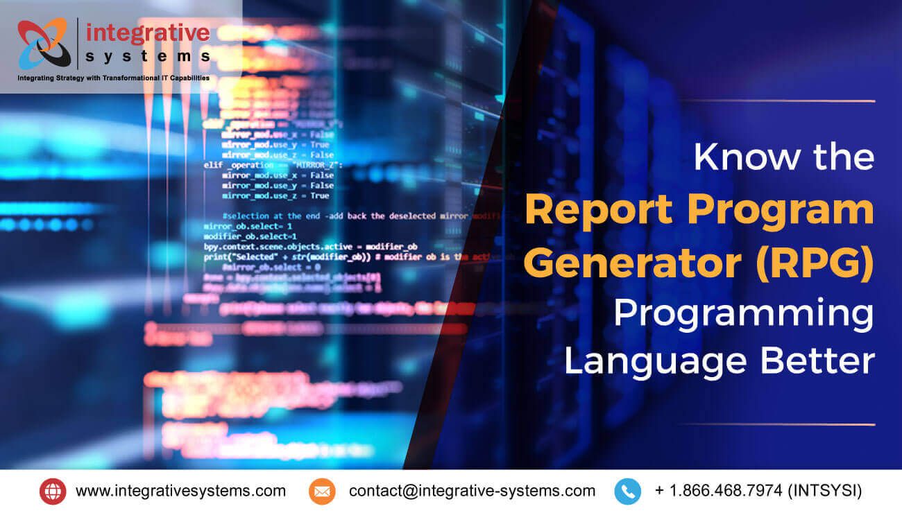 AS400 RPG Programmers | Integrative Systems