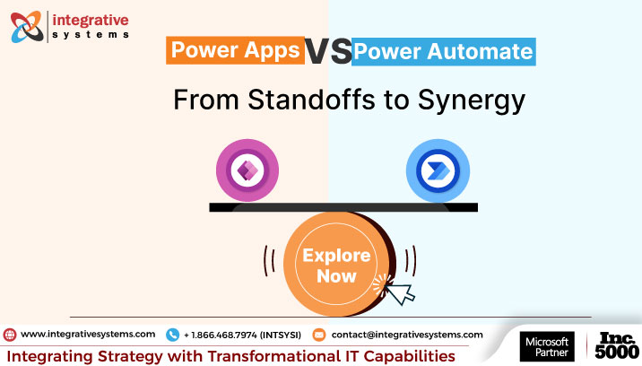 Power apps vs power automate