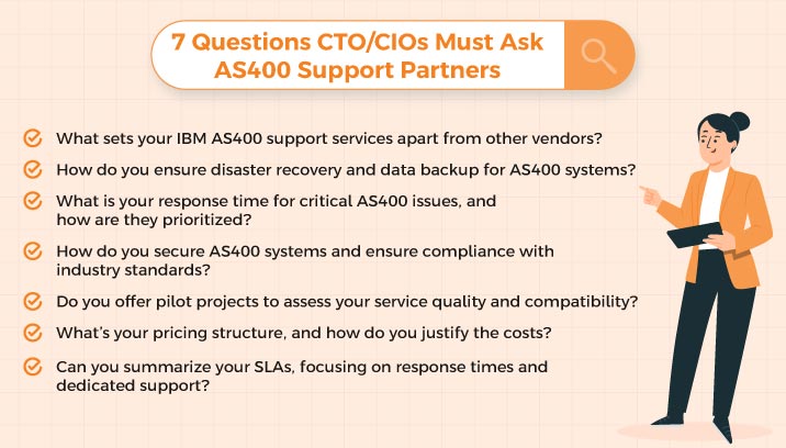 AS400 support maintenance professional services provider