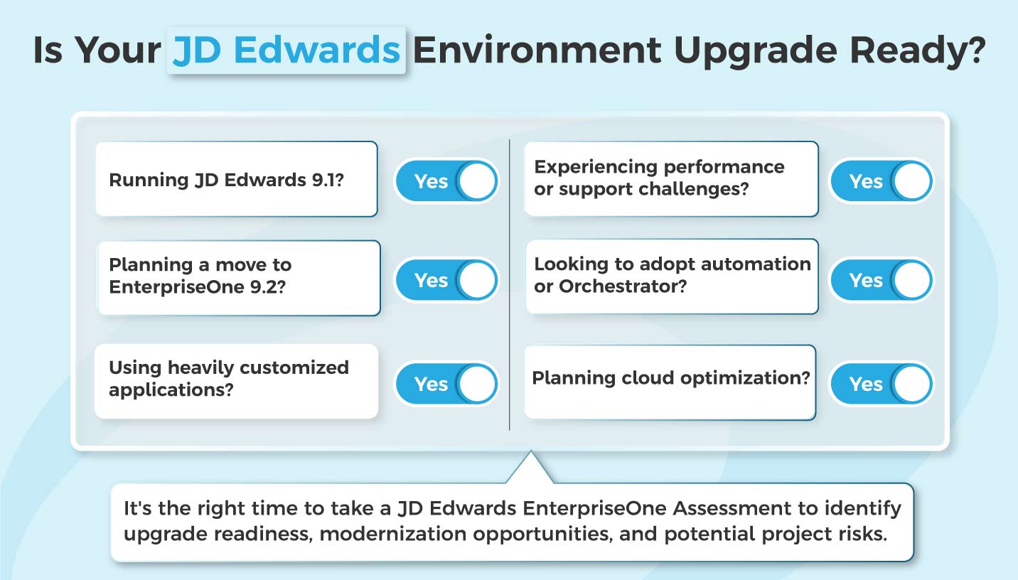JD Edwards upgrade services provider