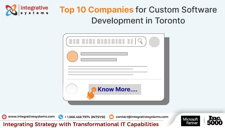 Top 10 Custom Software Development Company in Toronto
